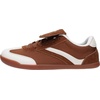 image:imageWHITIN Wide Toe Box Barefoot Shoes for Women  Fashion Tennis Sneakers  Trendy FoldOver TongueBrown
