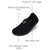 image:imageWHITIN Womens Barefoot Mary Jane Flats  Wide Toe Box  Zero Drop Sole  Adjustable StrapsW94  Black