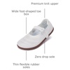 image:imageWHITIN Womens Barefoot Mary Jane Flats  Wide Toe Box  Zero Drop Sole  Adjustable StrapsW94  White