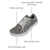 image:imageWHITIN Womens Canvas Barefoot Shoes  Wide Width Minimalist Sneakers  Classic Fit Low TopW81v2  Canvas Beige Stripes