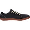 image:imageWHITIN Womens Canvas Barefoot Shoes  Wide Width Minimalist Sneakers  Classic Fit Low TopW81v2  Canvas Black Gum