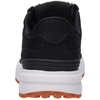 image:imageWHITIN Womens Canvas Wide Toe Box Walking Sneakers  Cushioned Comfort  Folded Long TongueS301  Black