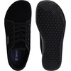 image:imageWHITIN Womens Genuine Leather Wide Barefoot Shoes  Footloose Minimalist Style  Zero Drop amp FlatW81v5  All Black