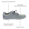 image:imageWHITIN Womens Minimalist Barefoot Trail Running Shoes  Wide Toe BoxW30  Grey