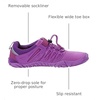 image:imageWHITIN Womens Minimalist Barefoot Trail Running Shoes  Wide Toe BoxW30  Purple