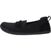 image:imageWHITIN Womens Round Toe Slip On Penny Loafers  Wide Barefoot Flats with Breathable KnitBlack