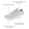 image:imageWHITIN Womens Transitional Barefoot Shoe for Beginners Lifestyle Inspired MinimalistW71v5  Beige