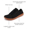 image:imageWHITIN Womens Transitional Barefoot Shoe for Beginners Lifestyle Inspired MinimalistW71v5  Black Gum