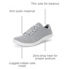 image:imageWHITIN Womens Transitional Barefoot Shoe for Beginners Lifestyle Inspired MinimalistW71v5  Light Grey