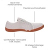 image:imageWHITIN Womens Water amp Land Shoes  Quick Drying  CasualStyle InspiredW75v2  Beige  Water Shoes 