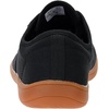 image:imageWHITIN Womens Wide Canvas Minimalist Barefoot Shoes  Zero Drop Sole  Casual SneakerW87  BlackGum