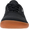 image:imageWHITIN Womens Wide Canvas Minimalist Barefoot Shoes  Zero Drop Sole  Casual SneakerW87  BlackGum