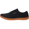 image:imageWHITIN Womens Wide Canvas Minimalist Barefoot Shoes  Zero Drop Sole  Casual SneakerW87  BlackGum