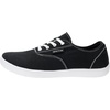 image:imageWHITIN Womens Wide Canvas Minimalist Barefoot Shoes  Zero Drop Sole  Casual SneakerW87  BlackWhite