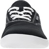 image:imageWHITIN Womens Wide Canvas Minimalist Barefoot Shoes  Zero Drop Sole  Casual SneakerW87  BlackWhite