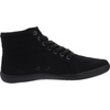 image:imageWHITIN Womens Wide HighTop Canvas Barefoot Sneakers  Minimalist StreetReady Fit  ComfortForward Ankle SupportW823  All Black