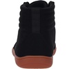 image:imageWHITIN Womens Wide HighTop Canvas Barefoot Sneakers  Minimalist StreetReady Fit  ComfortForward Ankle SupportW823  Black Gum