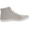image:imageWHITIN Womens Wide HighTop Canvas Barefoot Sneakers  Minimalist StreetReady Fit  ComfortForward Ankle SupportW823  Light Grey
