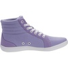 image:imageWHITIN Womens Wide HighTop Canvas Barefoot Sneakers  Minimalist StreetReady Fit  ComfortForward Ankle SupportW823  Purple