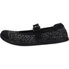 image:imageWHITIN Womens Wide Toe Box Barefoot Mary Jane Flats  Zero DropW95  Black White