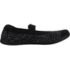 image:imageWHITIN Womens Wide Toe Box Barefoot Mary Jane Flats  Zero DropW95  Black White