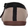 image:imageWHITIN Womens Wide Toe Box Barefoot Mary Jane Flats  Zero DropW95  Nude Black