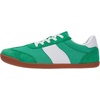 image:imageWHITIN Womens Wide Toe Box Barefoot Shoes  Fashion Suede Patchwork Design  Zero Drop SoleGreen Gum