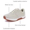 image:imageWHITIN Womens Wide Toe Box Shoes  Athleisure Zero Drop Sneakers  Classic DesignS24  Beige