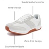 image:imageWHITIN Womens Wide Toe Box Shoes  Athleisure Zero Drop Sneakers  Classic DesignS24  Grey