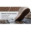 image:imageWHITIN Womens Wide Toe Box Walking Sneakers  Cushioned Support for Daily ComfortKhaki