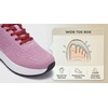 image:imageWHITIN Womens Wide Toe Box Walking Sneakers  Cushioned Support for Daily ComfortPurple