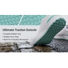 image:imageWHITIN Womens Wide Toe Box Walking Sneakers  Cushioned Support for Daily ComfortWhite
