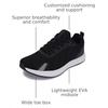 image:imageWHITIN Womens Wide Toe Box amp Zero Drop Road Running Shoes  Superior Comfort with Optimal StabilityS881  Black White