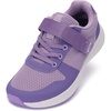 image:imageWHITIN Kids Wide Toe Box Running Tennis Shoes  Zero Drop Sole Sport Sneakers for BoysGirlsPurple