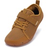 image:imageWHITIN LittleBig Kid Barefoot Shoes  BoysGirls Laceup Minimalist Sneakers  Wide Toe Box  Natural Flexible FitW8k6  Brown Multi