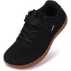 image:imageWHITIN LittleBig Kids Minimalist Barefoot Shoes  Zero Drop  Wide Sneaker for BoysGirlsW8k7  BlackGum