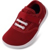 image:imageWHITIN ToddlerLittle Kids Wide Toe Box Barefoot Shoes  Minimalist Sneakers for Boys Girls  Zero Drop SoleW8k9  Red