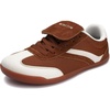 image:imageWHITIN Wide Toe Box Barefoot Shoes for Women  Fashion Tennis Sneakers  Trendy FoldOver TongueBrown