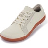 image:imageWHITIN Womens Canvas Barefoot Shoes  Wide Width Minimalist Sneakers  Classic Fit Low TopW81v2  Canvas Beige Gum