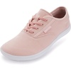 image:imageWHITIN Womens Wide Canvas Minimalist Barefoot Shoes  Zero Drop Sole  Casual SneakerW87  Pink