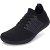 image:imageWHITIN Womens Wide Minimalist Barefoot Shoes  Zero Drop SoleW85  All Black