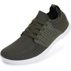 image:imageWHITIN Womens Wide Minimalist Barefoot Shoes  Zero Drop SoleW85  Army Green
