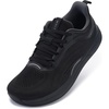 image:imageWHITIN Womens Wide Toe Box Road Running Shoe  Zero DropAll Black