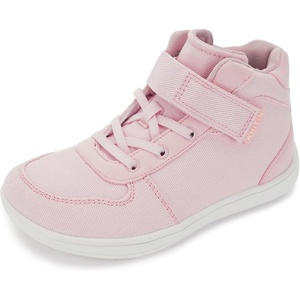image:imageWHITIN High Top BoysGirls Wide Barefoot Shoes  Zero Drop  Minimalist Sneaker for LittleBig KidsPink