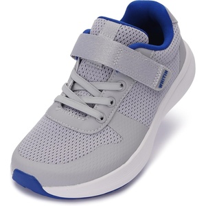 image:imageWHITIN Kids Wide Toe Box Running Tennis Shoes  Zero Drop Sole Sport Sneakers for BoysGirlsGrey