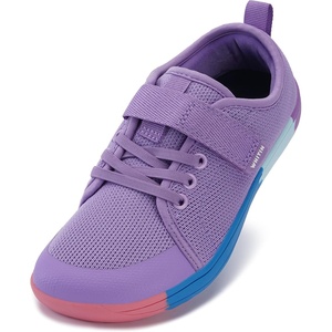 image:imageWHITIN LittleBig Kid Barefoot Shoes  BoysGirls Laceup Minimalist Sneakers  Wide Toe Box  Natural Flexible FitW8k6  Purple Multi