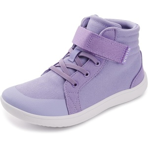 image:imageWHITIN LittleBig Kid Wide High Top Barefoot Shoes  StreetStyle Minimalist Sneakers for BoysGirls  Natural amp Healthy FitW8k23  Purple