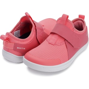 image:imageWHITIN LittleBig Kid Wide Width Barefoot Shoes  BoysGirls Minimalist Elastic Opening Sneakers  Flexible Zero Drop SoleW8k3  Pink