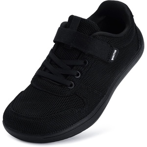 image:imageWHITIN LittleBig Kids Minimalist Barefoot Shoes  Zero Drop  Wide Sneaker for BoysGirlsW8k7  Black