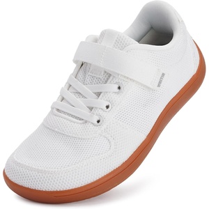 image:imageWHITIN LittleBig Kids Minimalist Barefoot Shoes  Zero Drop  Wide Sneaker for BoysGirlsW8k7  White